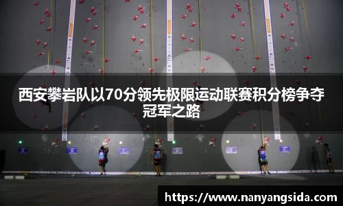 西安攀岩队以70分领先极限运动联赛积分榜争夺冠军之路
