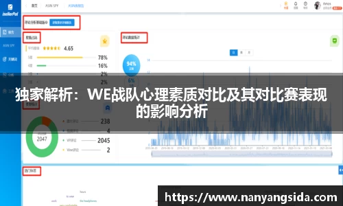 独家解析：WE战队心理素质对比及其对比赛表现的影响分析